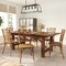 Merrick Lane Mara Solid Wood Dining Chair with Stackable Design, Ornate Seat Back Accenting, and Elegant Finish